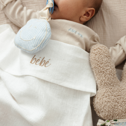 LAKEN LEDIKANT - LOVELY LINEN COSY WHITE