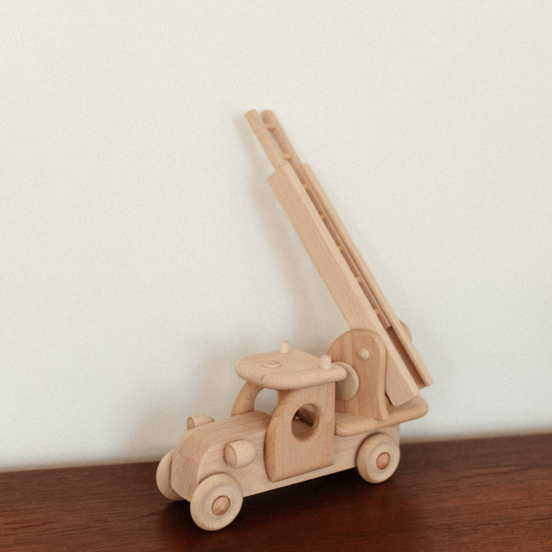 WOODEN TOY - HUGE FIRETRUCK