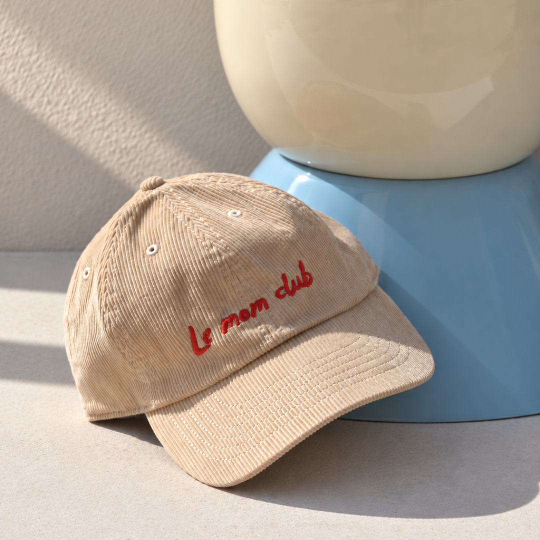 Adult Corduroy Cap | Bonjour Beige