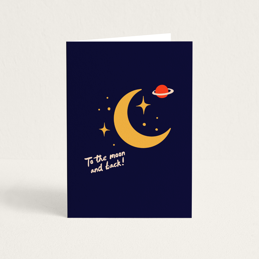 POST CARD | TO THE MOON AND BACK
