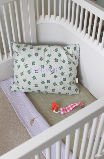 FITTED SHEET COT  - GOING GREEN