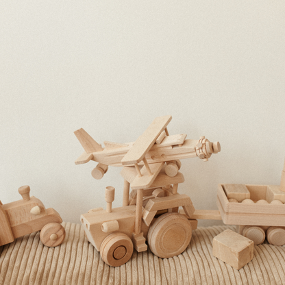 WOODEN TOY - PROPELLOR PLANE