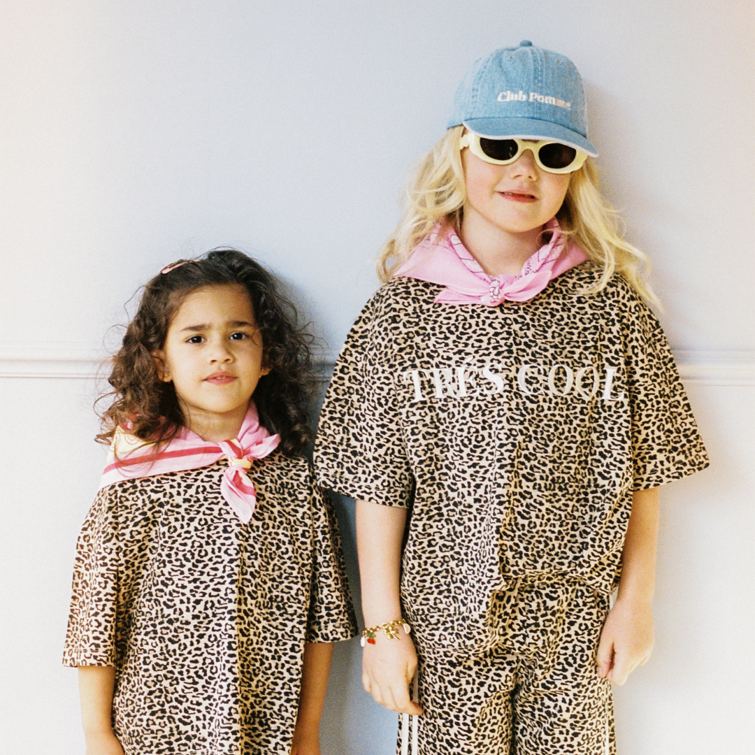 Tiny Oversized Tee | Leopard