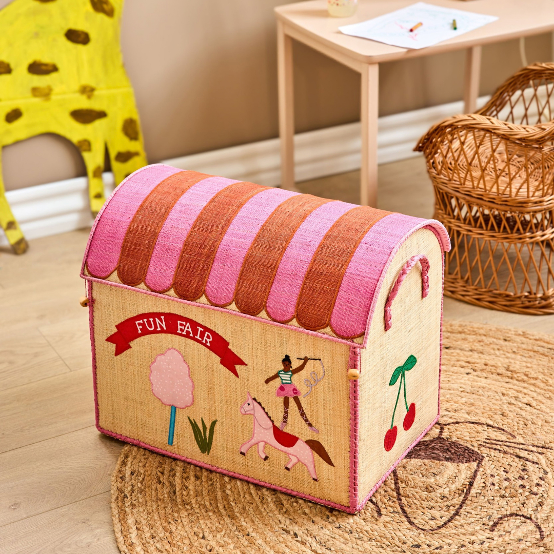 Fun Fair | Raffia Toy Baskets – Set of 3