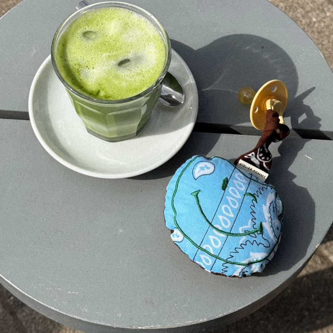 PACIFIER CLOTH - POMME -  BANDANA DREAMY BLUE