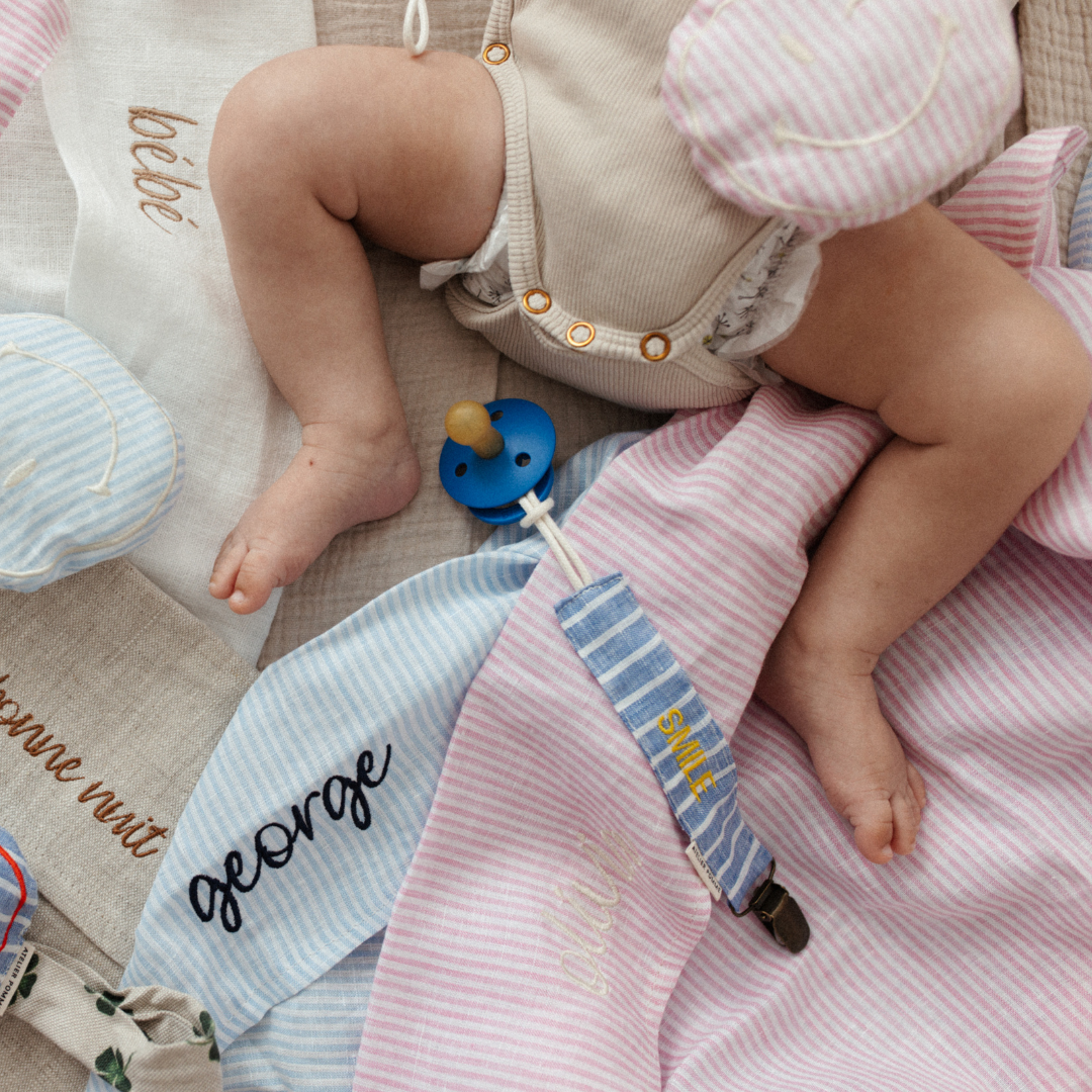 FLAT SHEET COT - LOVELY LINEN PINKY PROMISE