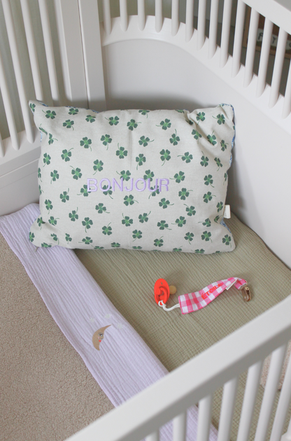 FITTED SHEET COT  - GOING GREEN