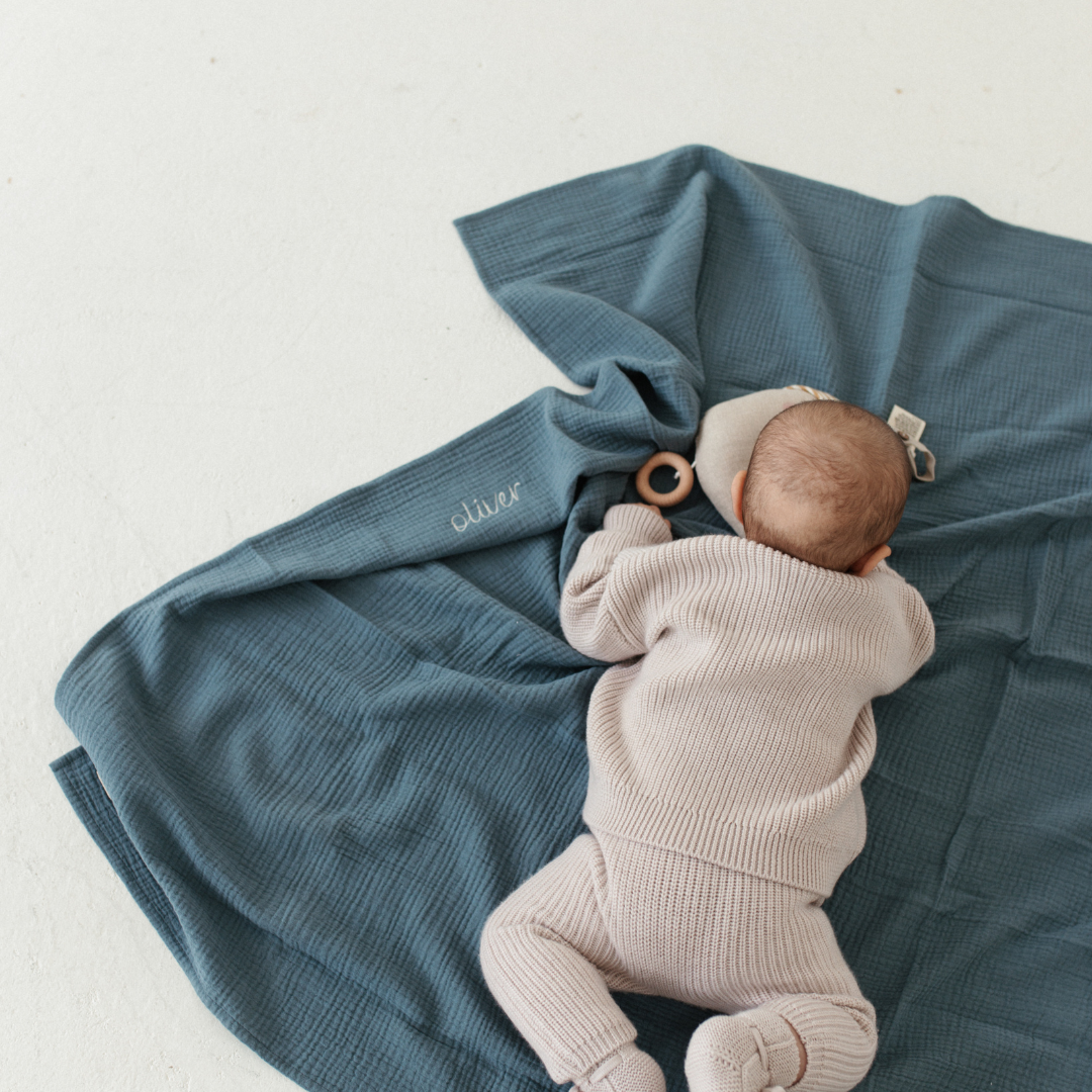 GIANT SWADDLE - MISTY BLUE 