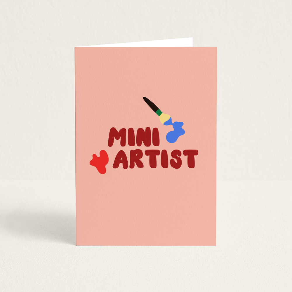 Wenskaart | Mini Artist