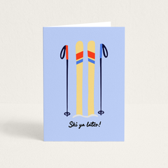 Wenskaart | Ski Ya Later 