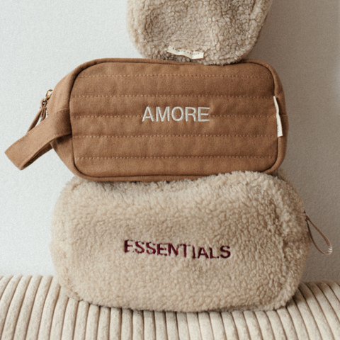 BABY ESSENTIALS POUCH - TEDDY