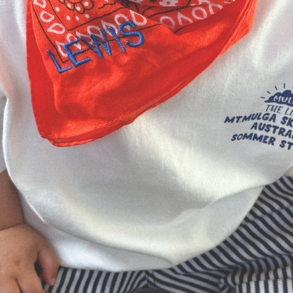 bandana met tekst. 
