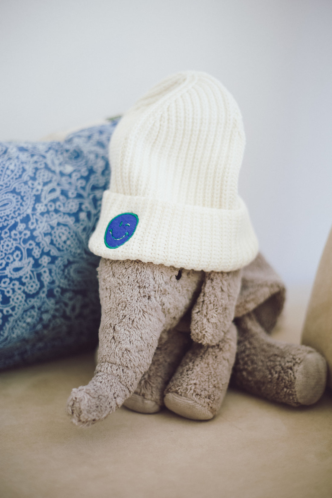 Beanie baby cosy white 