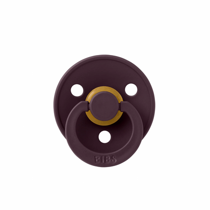 Een speen in de kleur plum 