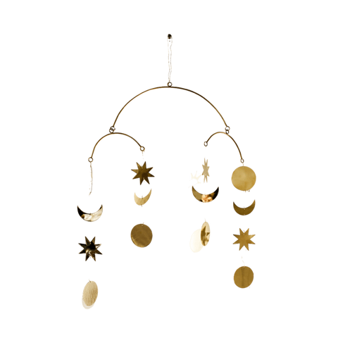 BRASS MOBILE | MOON & STARS