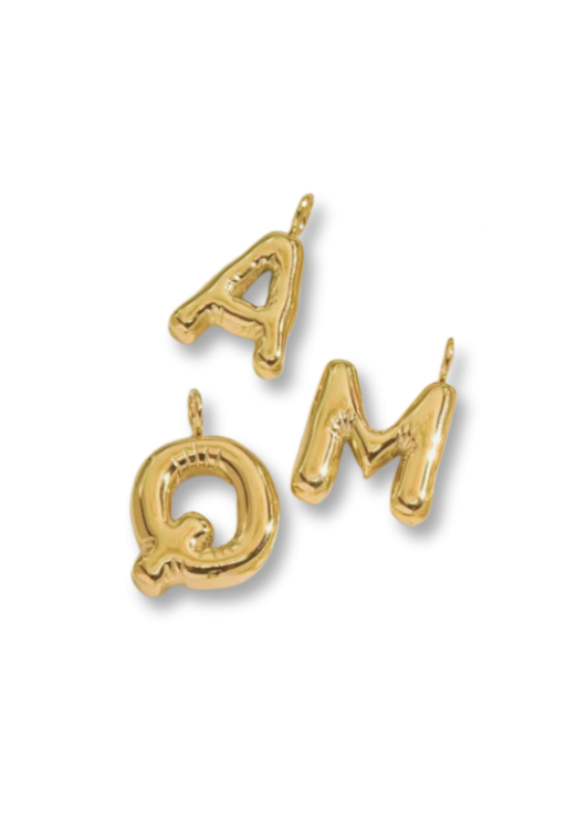 Big Initial Pendant | Gold