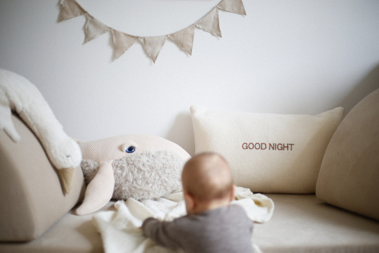 Een zacht, gepersonaliseerd kussen 