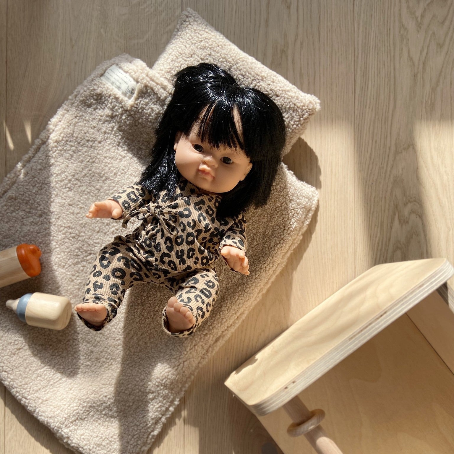 pop ligt op teddy deken set
