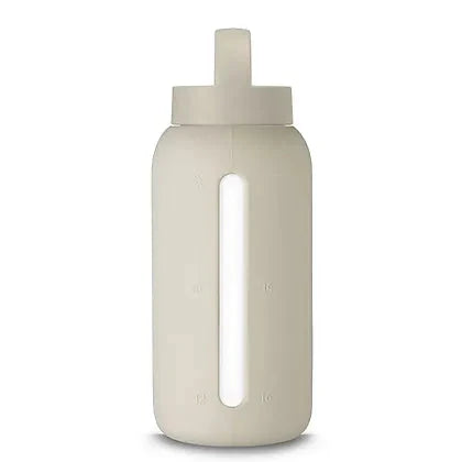 beige kleurige drinkfles