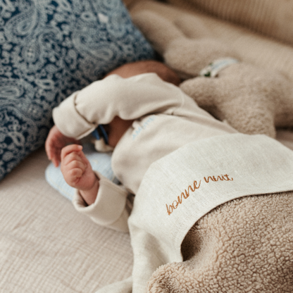 Laken bonjour beige