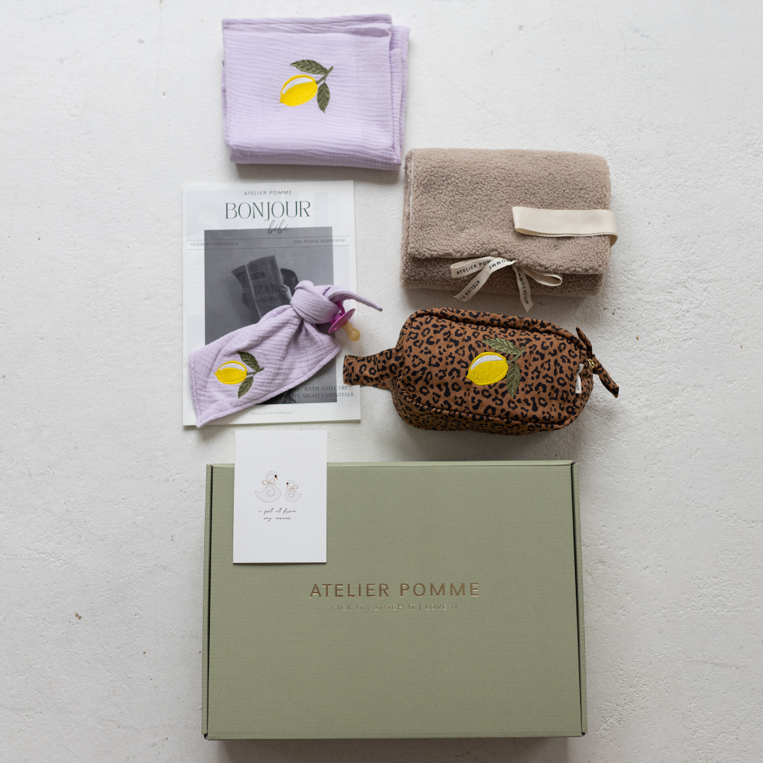 Giftbox met etui, handdoek en speendoek