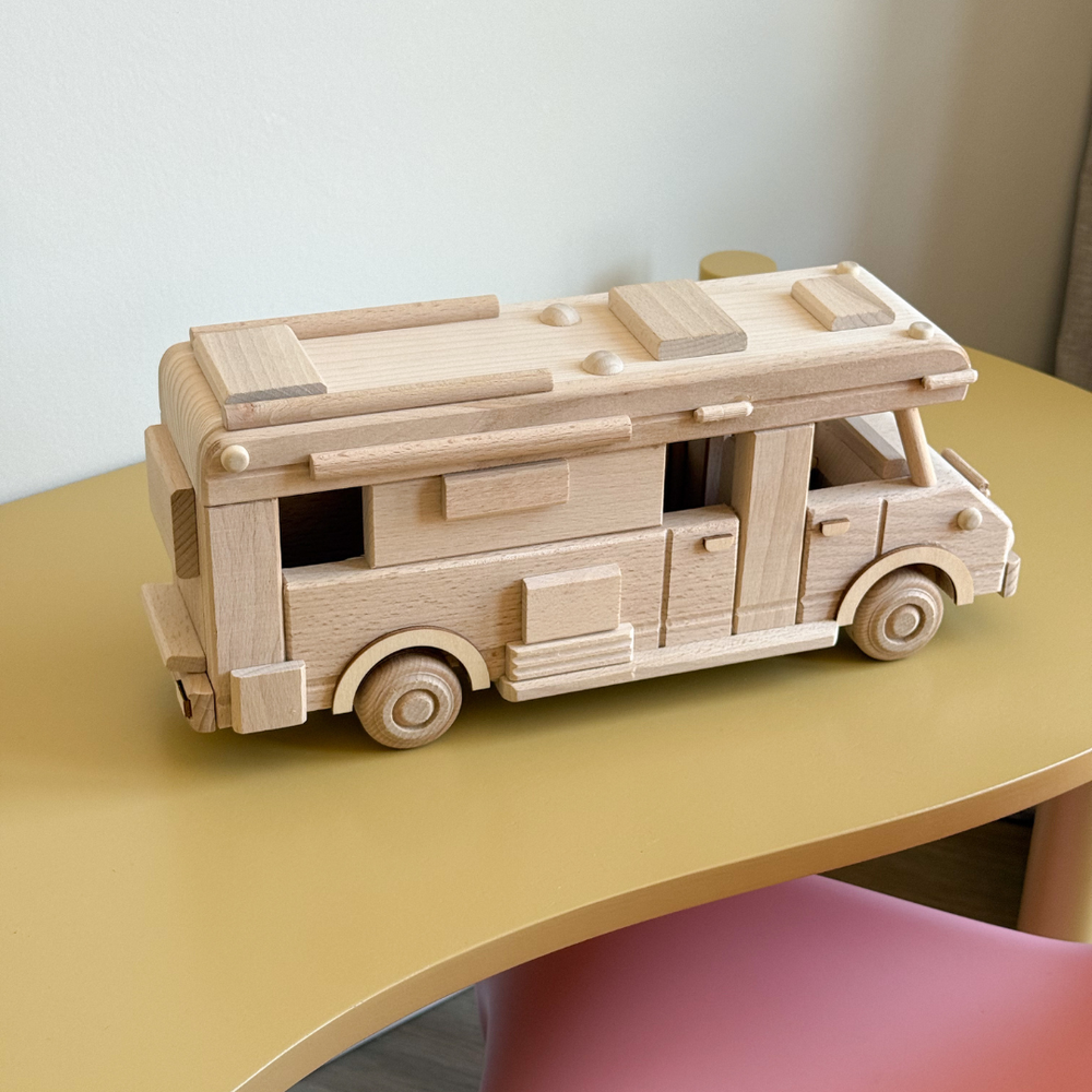 Houten speelgoed | Happy camper