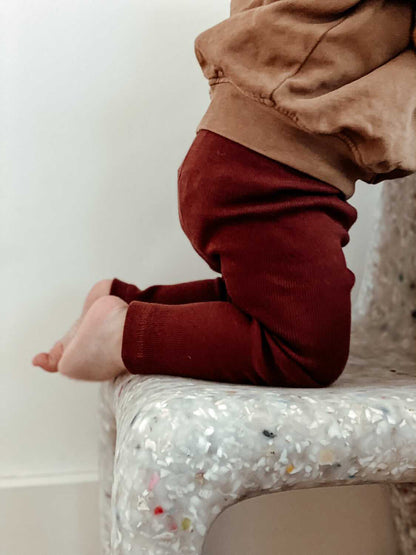 Happy pants burgundy boo 