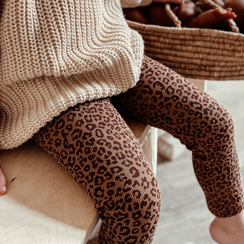 HAPPY PANTS | LEOPARD BROWN