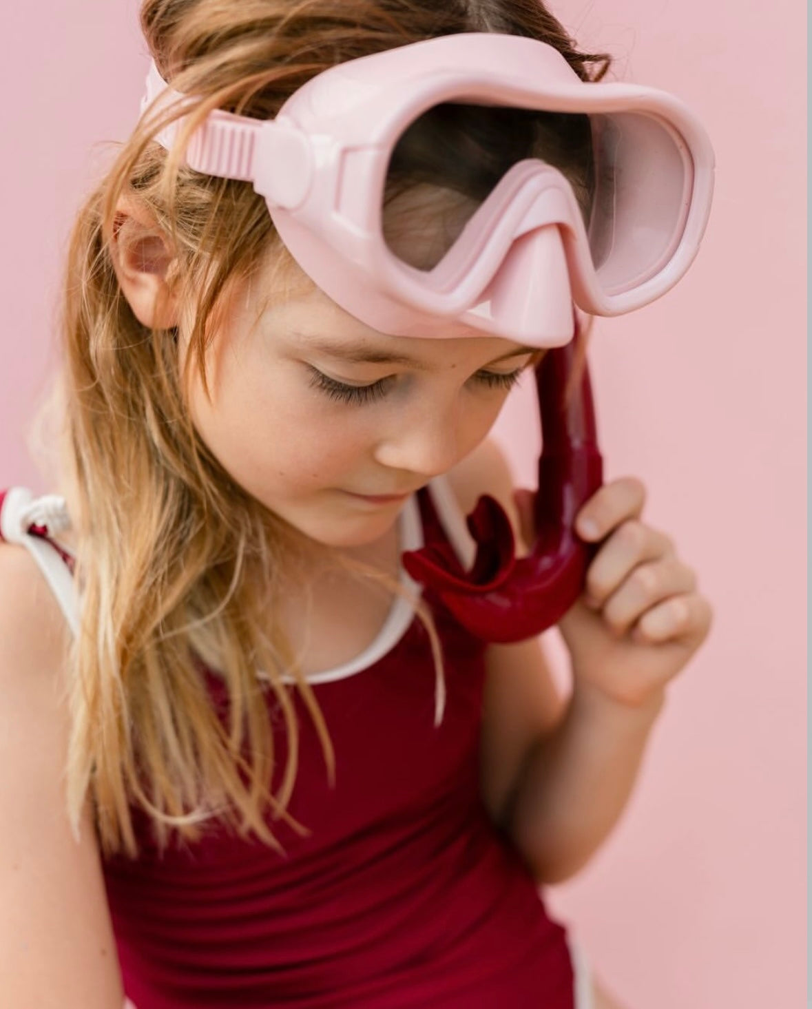 PETITES POMMES SNORKELING SET - PINKY PROMISE &amp; RUBY RED