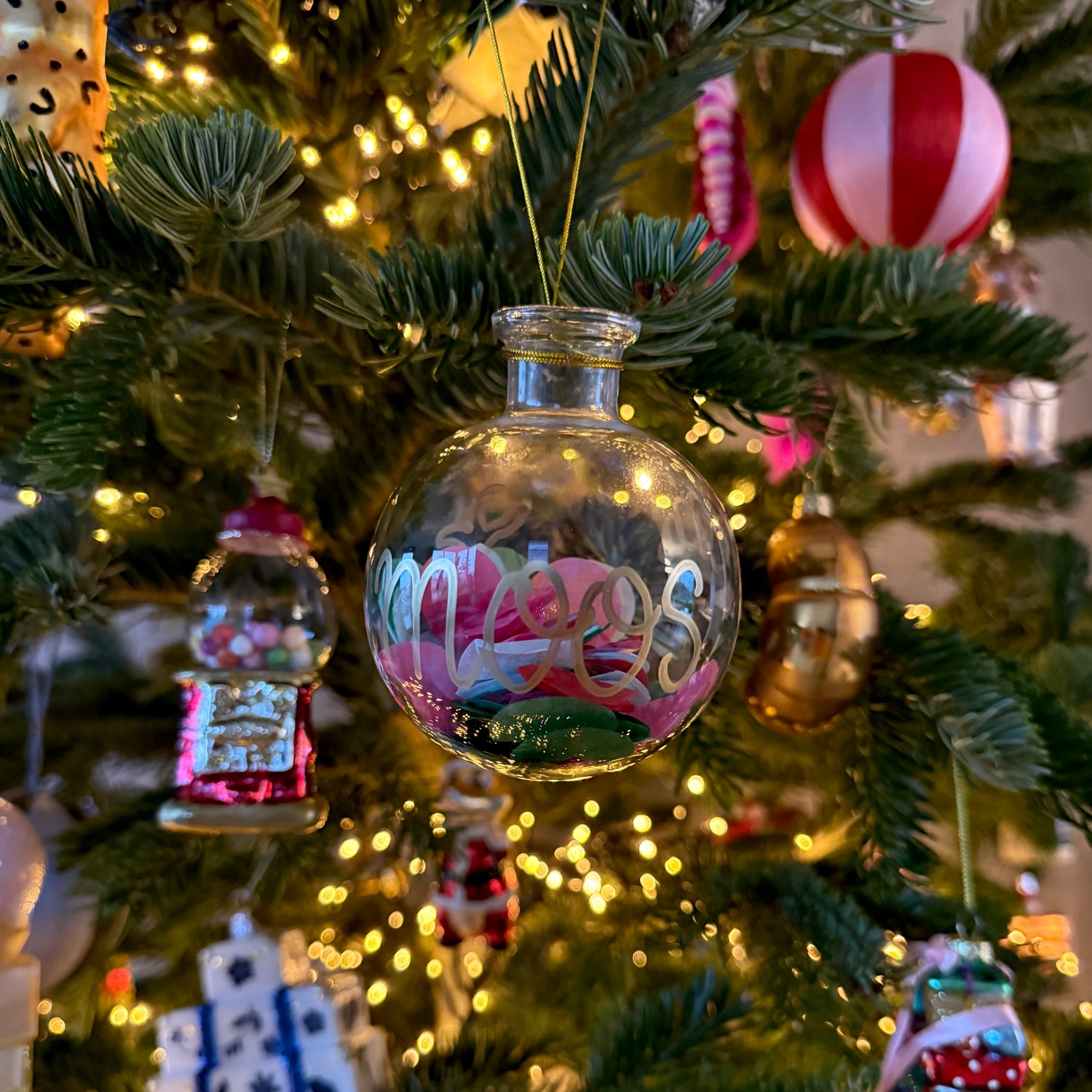 PERSONALIZED X-MAS WISH BALL