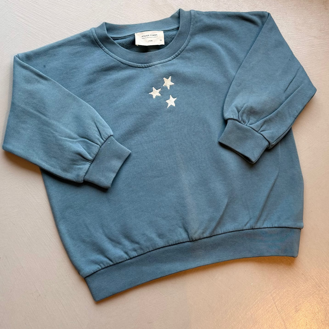 SAMPLE SALE | SWEATER MISTY BLUE 3 YEARS