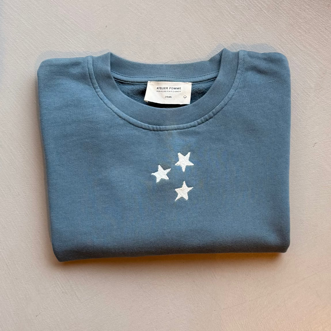 SAMPLE SALE | SWEATER MISTY BLUE 3 YEARS