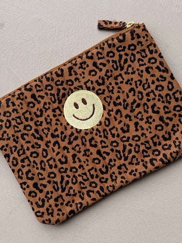 SAMPLE SALE | THE FLAT POUCH LEOPARD