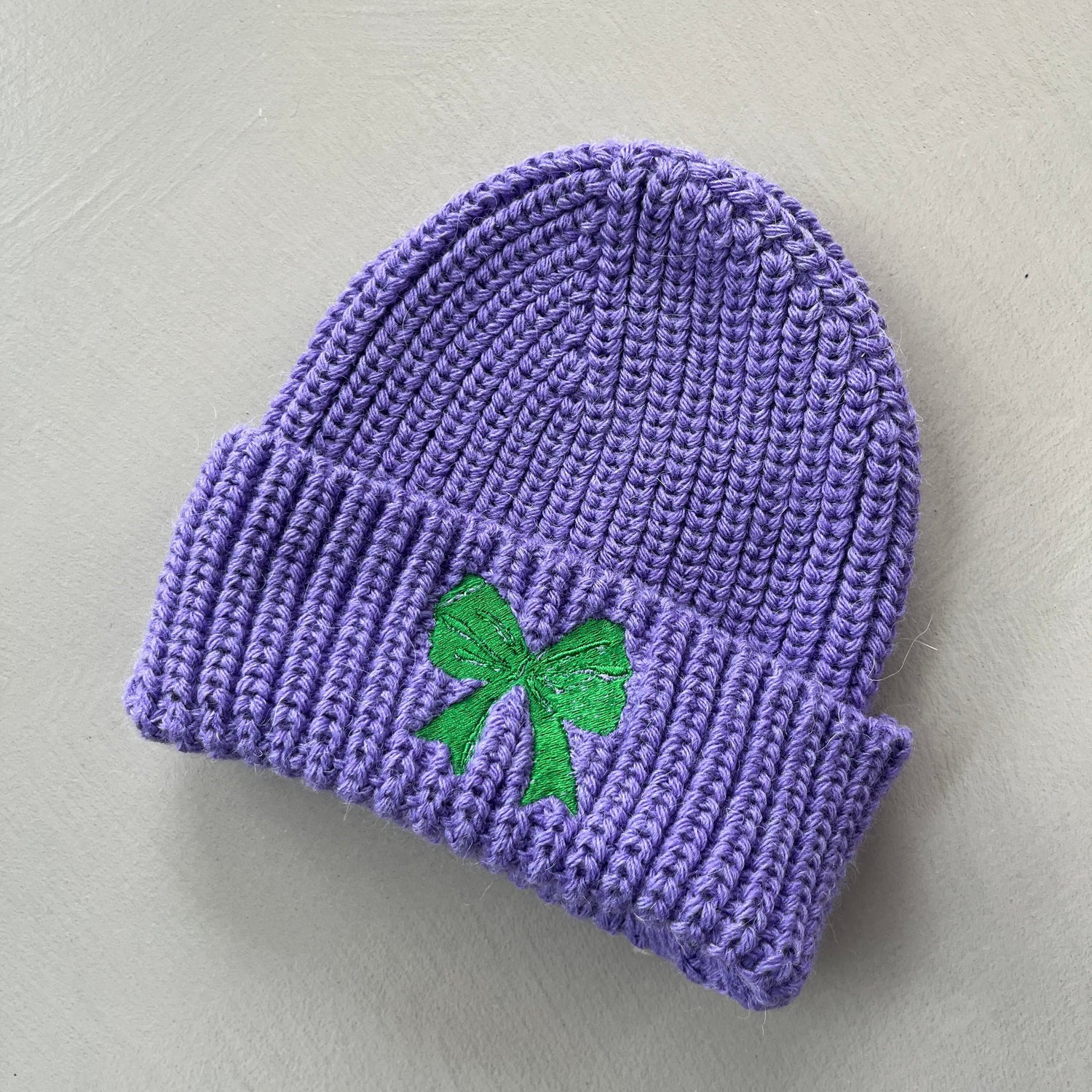 BEANIE - PURPLE RAIN - PUT A BOW ON IT