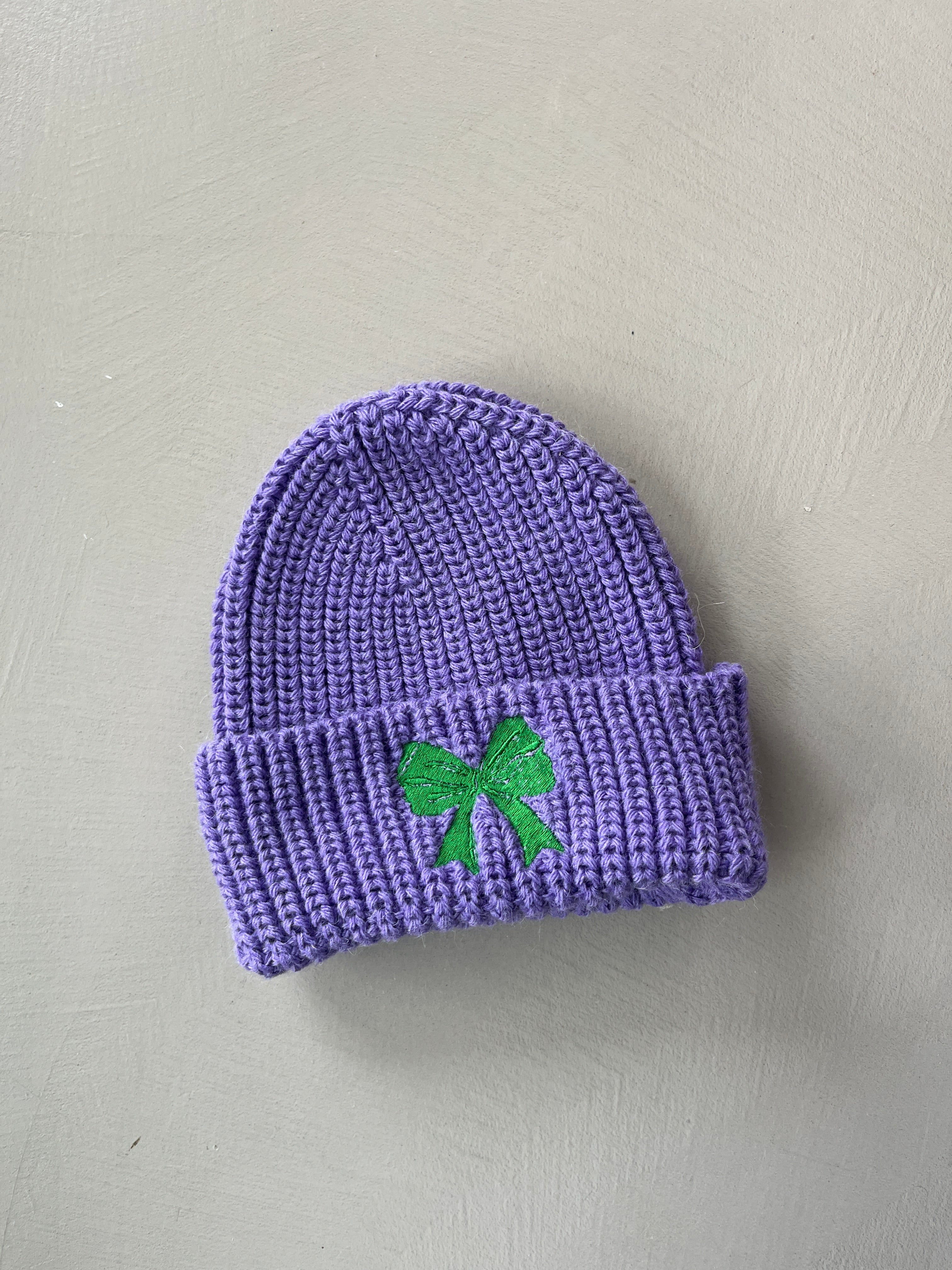 BEANIE - PURPLE RAIN - PUT A BOW ON IT