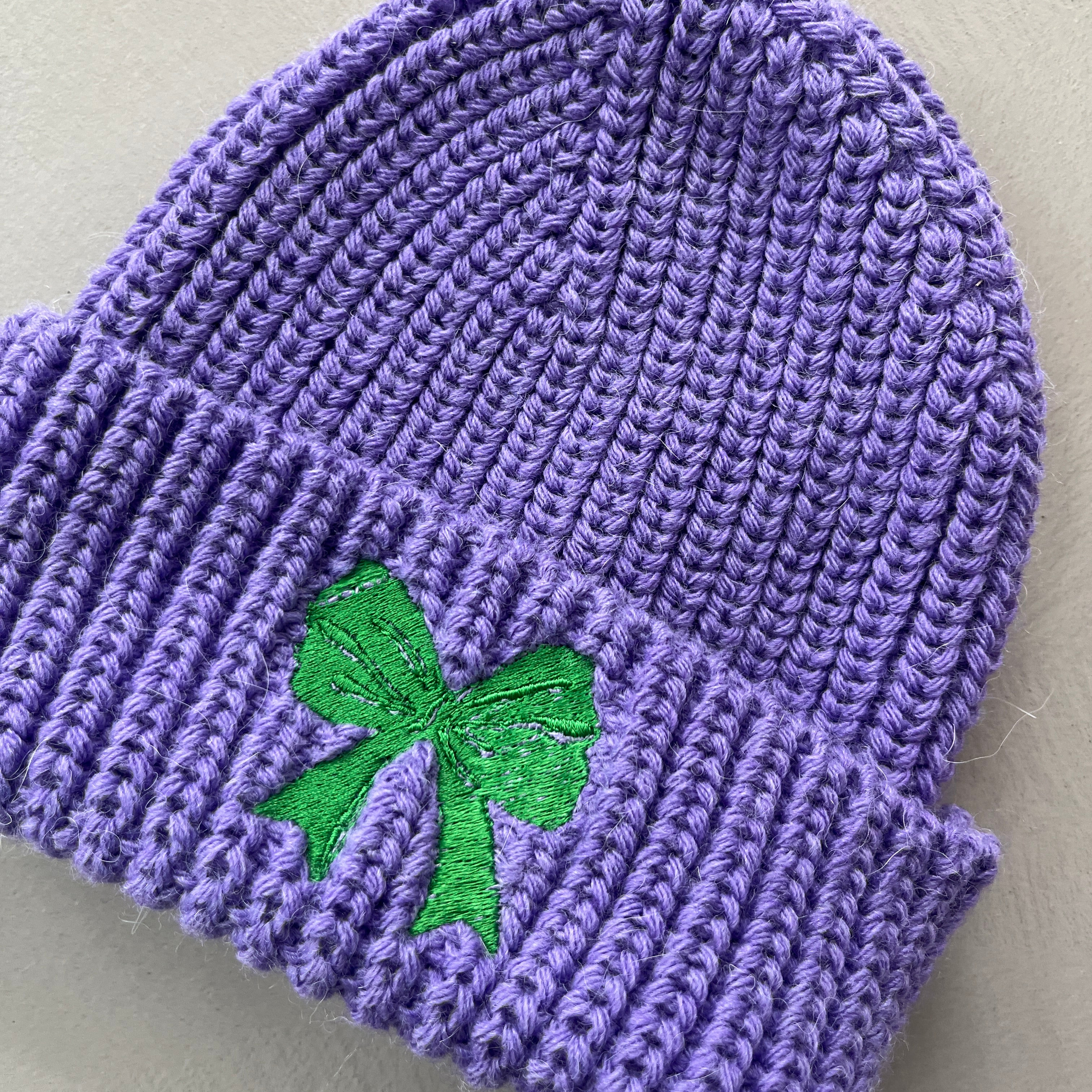 BEANIE - PURPLE RAIN - PUT A BOW ON IT