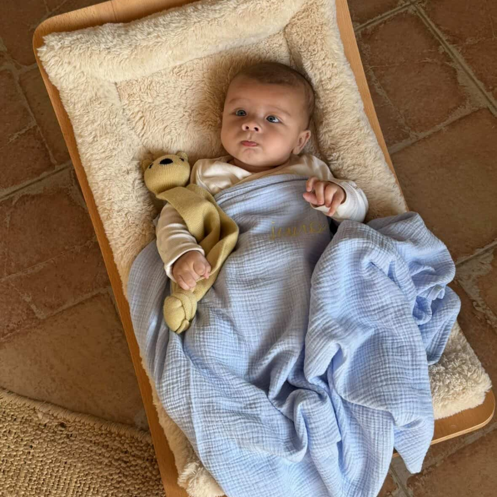 GIANT SWADDLE | DREAMY BLUE