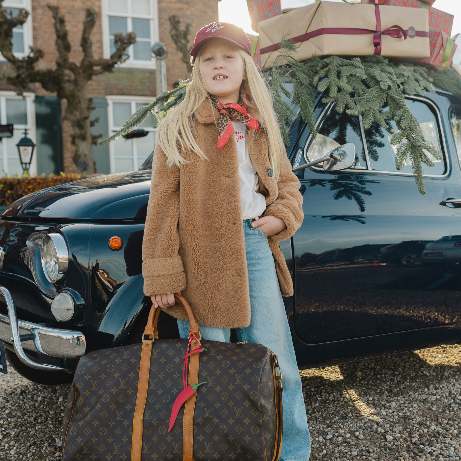 KIDS CAP | BURGUNDY | ÉDITION DE NOËL