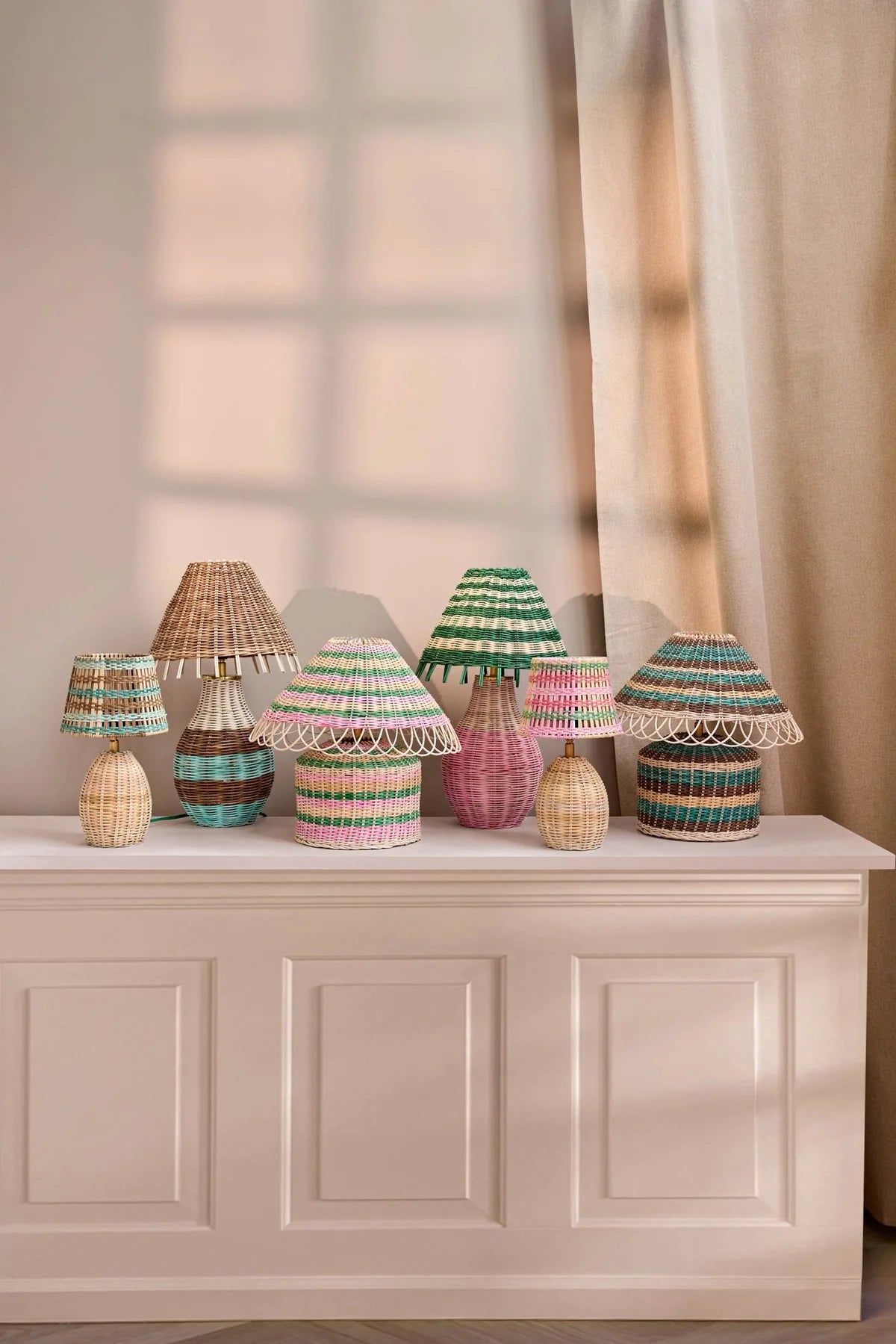 La Petite Rattan Lamp | Fine Brown