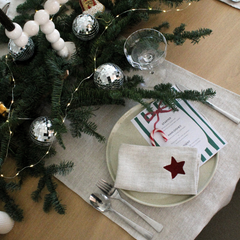 LINEN NAPKINS | BONJOUR BEIGE