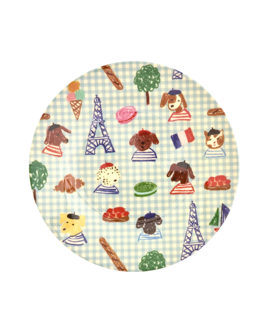 Petit Paris Kids Plate | Dreamy Blue