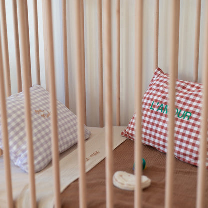 zacht deken voor in baby bed van muslin katoen