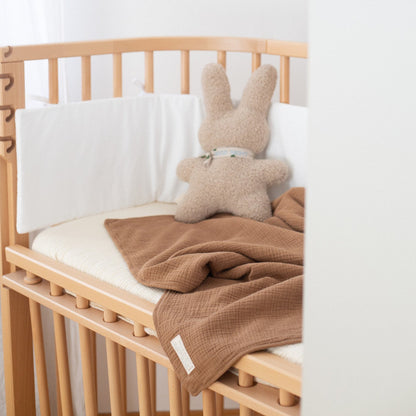 zacht deken voor baby van biologisch muslin katoen 