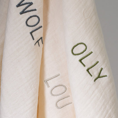 gepersonaliseerde dekens voor in baby bed