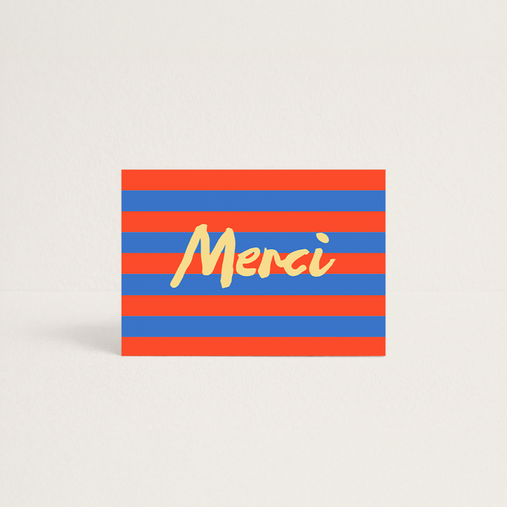 Wenskaart | Merci