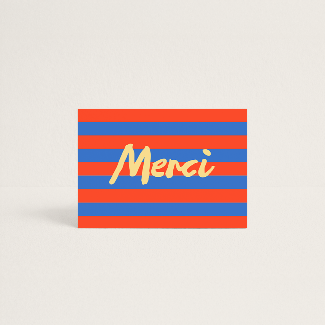 Wenskaart | Merci