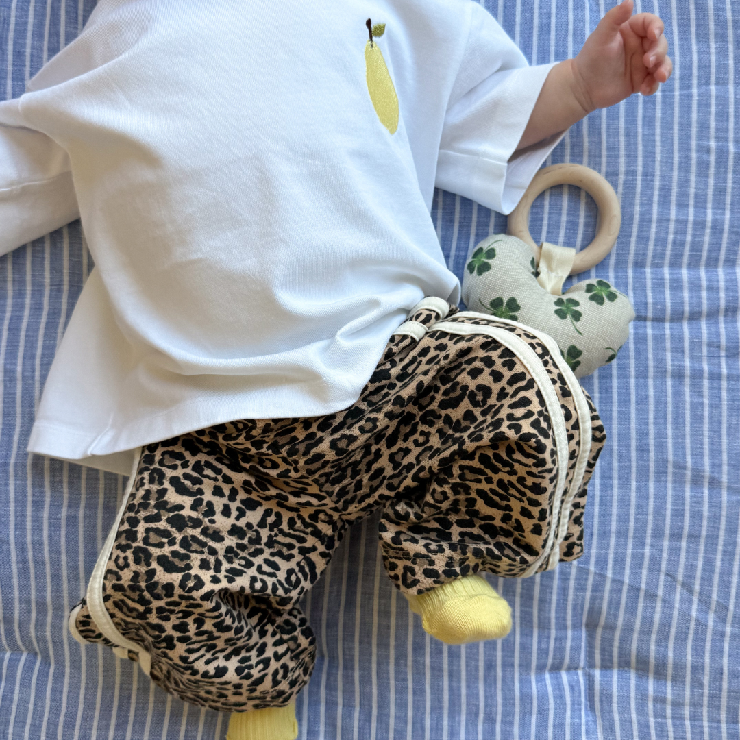 Tiny Wide Leg Pants | Leopard