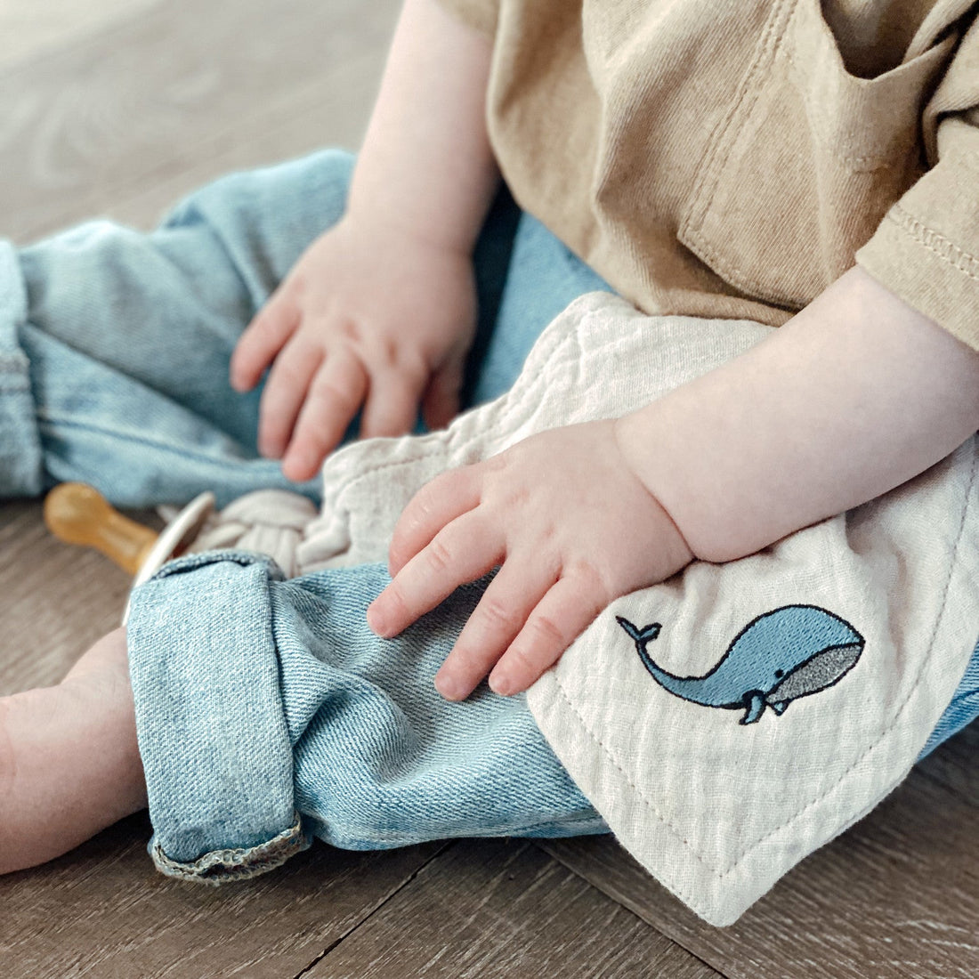 Speendoekje bonjour beige