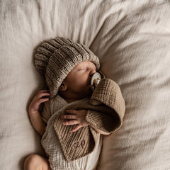 PACIFIER CLOTH CUDDLE | FINE BROWN