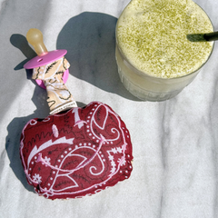 SPEENDOEKJE  POMME | BANDANA BURGUNDY